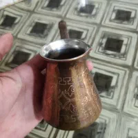 قهوه جوش(دًلّه) مسی مخصوص گلد|قوری، کتری، قهوه‌ساز دستی|ساوه, |دیوار