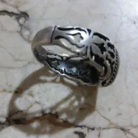 انگشتر نقره  دست ساز درحد فروشی.