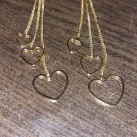 گوشواره قلبی زیبا