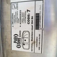 سینک ورق ضخیم اصل|آب‌چکان و نظم‌دهنده ظروف|بروجرد, |دیوار