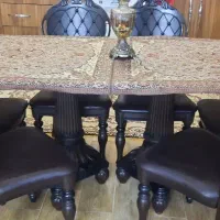 مبل ناهار خوری شش نفره|میز و صندلی غذاخوری|نهاوند, |دیوار