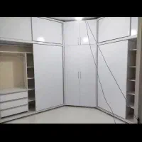 کمد دیواری و جاکفشی و دراور