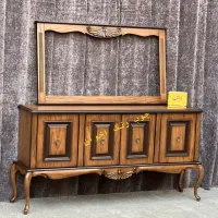 آینه کنسول چوبی