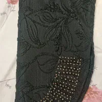 مانتو شیک و مجلسی کریشه مدلدار با تنخوری مناسب|لباس|میانه, |دیوار