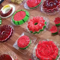 دسر وژله و فینگرفود و کیک یلدا