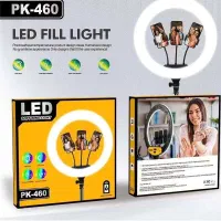 رینگ لایت ۱۴ و ۱۸ اینچ بهمراه پایه 2 متری برند PK|دوربین عکاسی و فیلم‌برداری|شیراز, تحویلی|دیوار