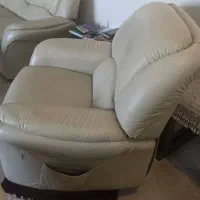 ست مبل راحتی چرم ۷ نفره|مبلمان خانگی و میز عسلی|تهران, ورزشگاه آزادی|دیوار