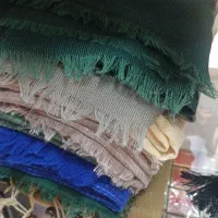 شال های رنگی مختلف نخی وپلیسه