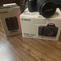 Canon EOS 250D با دو لنز 18-55 و 18-135 usm|دوربین عکاسی و فیلمبرداری|تهران, قزل قلعه|دیوار