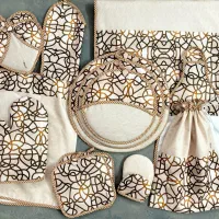 فروش سرویس آشپزخانه|سفره، حوله، دستمال آشپزخانه|لنجان, |دیوار