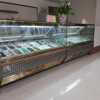 تاپینگ بستنی صنعتی استیل با کمپرسور فرانسوی