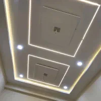 برقکار ،اجرای لاینر نوری مستقیم روی تیرچه|خدمات پیشه و مهارت|دزفول, |دیوار