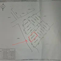 قطعه زمین 207 متری واقع در کوچه گلخانه نوا