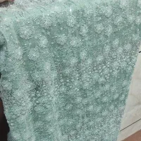 پارچه دانتل تمام کارشده سنگ دوزی  شده