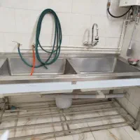 سینک صنعتی دو لگنه