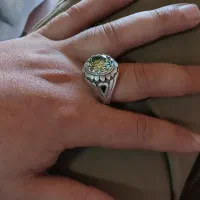 انگشتر نقره، الماس موزانایت،و فیروزه نیشابور|جواهرات|هشتگرد, تهران دشت|دیوار