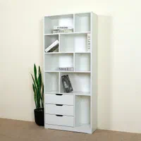 کتابخانه مدرن و شیک سه کشو