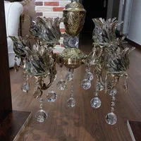 حراج لوستر های کاملا برنز با لاله و آویز زیبا|لوستر و چراغ آویز|سنندج, |دیوار