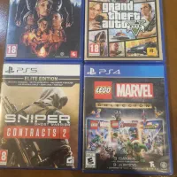 فروش ۳ عدد بازی ps5 و ps4