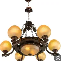 لوستر|لوستر و چراغ آویز|کرمان, |دیوار