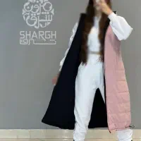 پافر دورنگ صورتی و مشکی