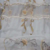 فروش تعدادی پرده حریر و توری نو .