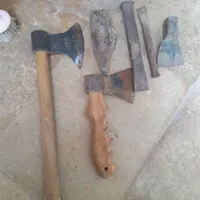 تبر و تیشه و قلم برش آهن فولادی