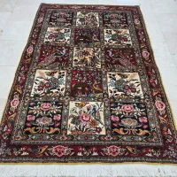 فرش دستباف بختیار/بیجار/ساروق طرح خشتی و افشان