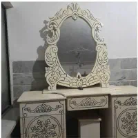 میز تیوی ومبل هفت نفره .کمد لباس. باند