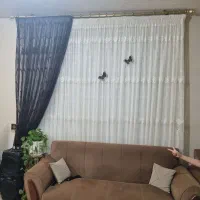 پرده تور کاملا سالم بدون پارگی