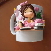 ماگ عروسکی حسابدار