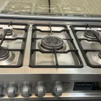 اجاق گاز فر دار ۵ شعله مارک هاردستون کاملا تمیز|اجاق گاز و لوازم برقی پخت‌وپز|بیله سوار, |دیوار