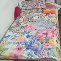 تخت خواب یکنفره چوبی
