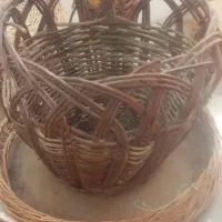 تعداد سبد حصیری|صنایع دستی و سایر لوازم تزئینی|اصفهان, باغ کاران|دیوار