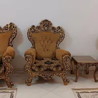 مبل سلطنتی ۹نفره همراه با جلو مبلی میز عسلی|مبلمان خانگی و میز عسلی|پاکدشت, |دیوار