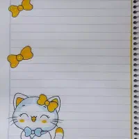 طراحی و نقاشی دفتر مشق و املا