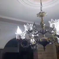 لوستر برنجی ۸شعله