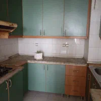 فروش کابینت درب ام دی اف بدنه فلز با هود و  سینک