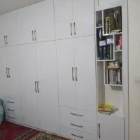 کمد کابینت کتابخانه|جاکفشی، کمد، دراور|بیرجند, |دیوار