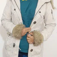 دو عدد کاپشن کاملا سالم خز دار