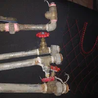 شیر فلکه برنجی