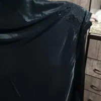 چادر ملی مشکی گلدوزیشده نگین دار|لباس|کرمانشاه, |دیوار