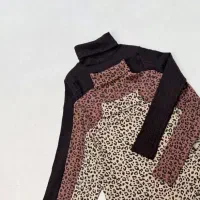 ماکسی یقه اسکی پلنگی