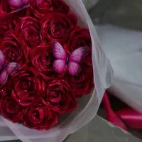 رز ربانی|گل مصنوعی|کوهدشت, |دیوار