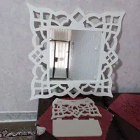 اینه و شلف رنگ سفید|آینه|خرم‌آباد, |دیوار