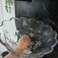 ظروف کریستال سوگاشیرینی خوری شکلات کشکول|ظروف سرو و پذیرایی|مشهد, جاهد شهر|دیوار