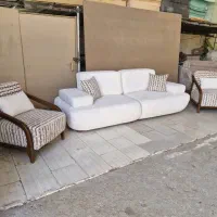 مبل راحتی مکانیزم تخت خوابشو|مبلمان خانگی و میز عسلی|جاجرود, |دیوار