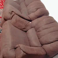 یک دست مبل هفت نفره مدل راحتی عربی تسمه دار