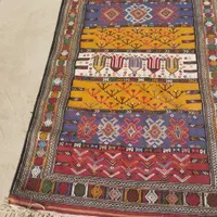گلیم دست باف خیلی ظریف زیبا|گلیم، جاجیم، گبه|بجنورد, |دیوار