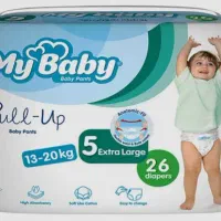 شورتی پوشک سایز۵ (my baby)